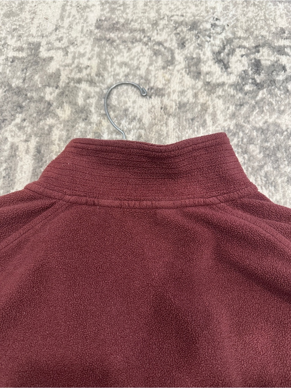 The North Face Women's Quarter-Zip Fleece in Burgundy - Picture 8 of 8